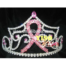 Изготовленный на заказ ювелирные изделия волос кристалл rhinestone лента tiara crown